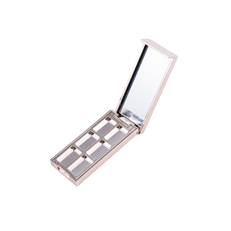 2503-6 Compact and Elegant 6-Pan Flip-Top Eyeshadow Palette Portable Edition