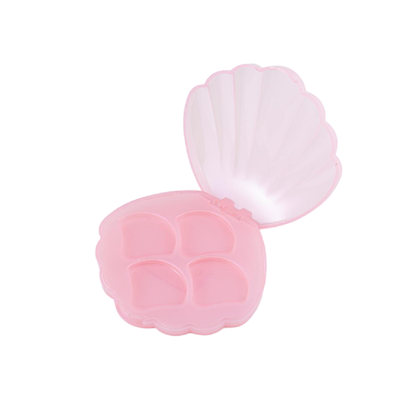 2513-4 Unique Shell-Shaped Quad-Colour Eyeshadow Palette