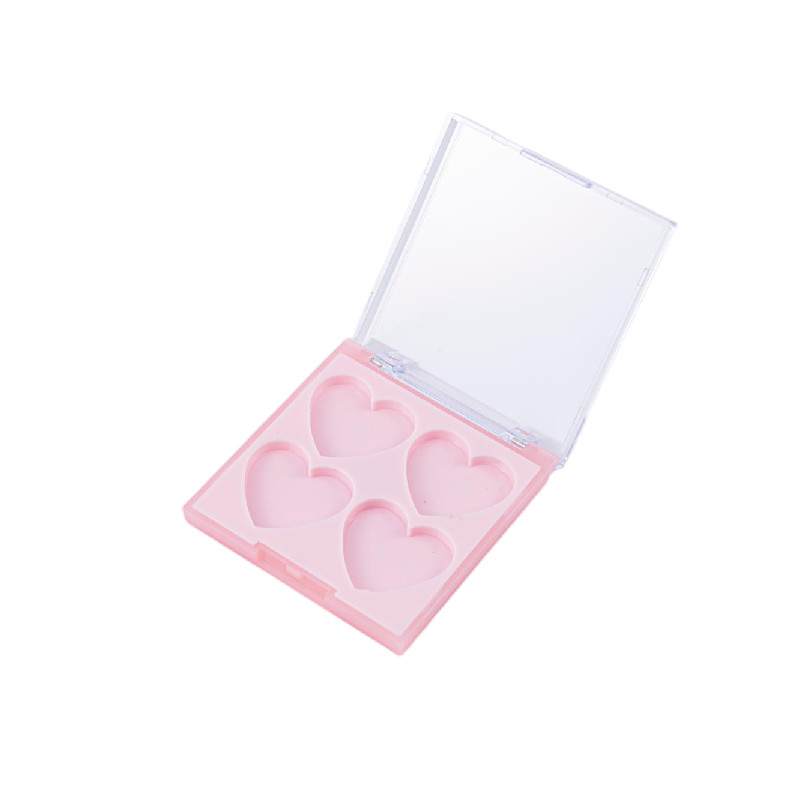 2516-4 Heart-Shaped Quad Eyeshadow Palette
