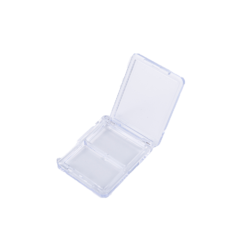 2505-2 Square Base Independent Dual-Compartment Blusher Case