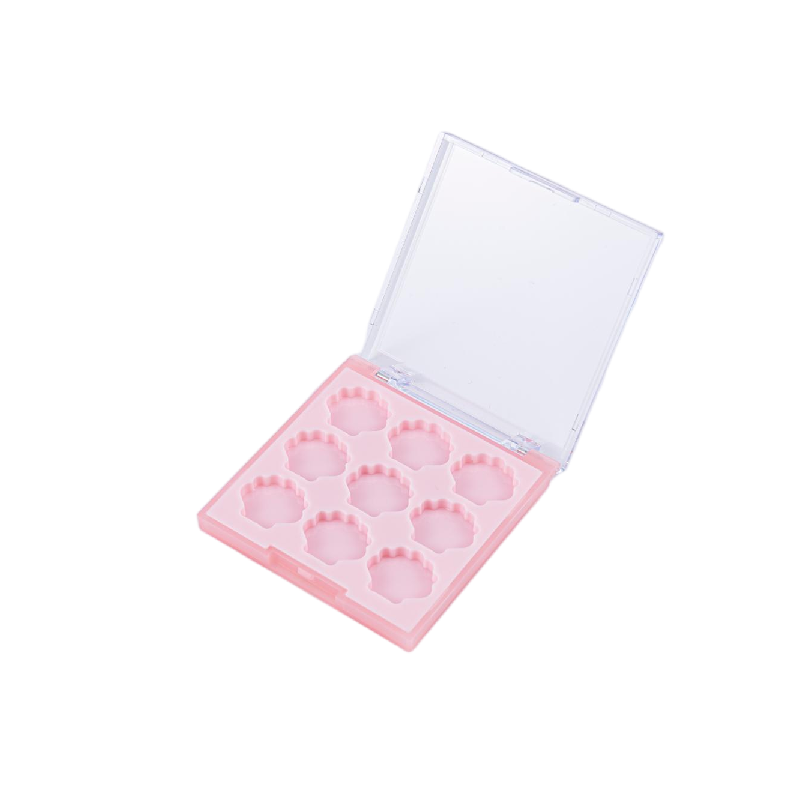 2516-9 Shell-shaped Portable 9-Colour Square Eyeshadow Palette