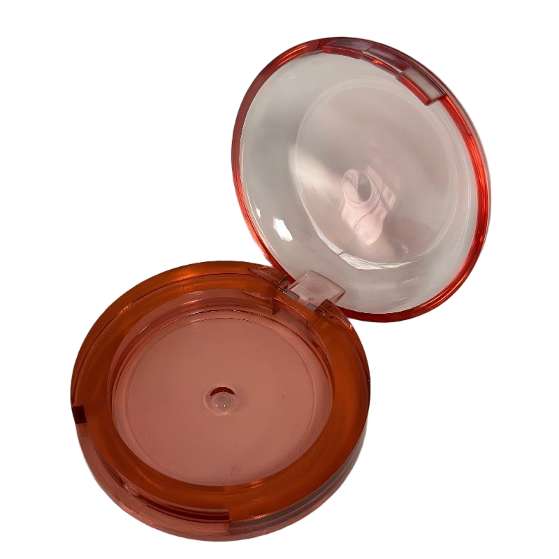 2525 Hollow Plastic Customisable Translucent Blush Case | Suitable for pressed powder or cream blush, with snap-lock design
