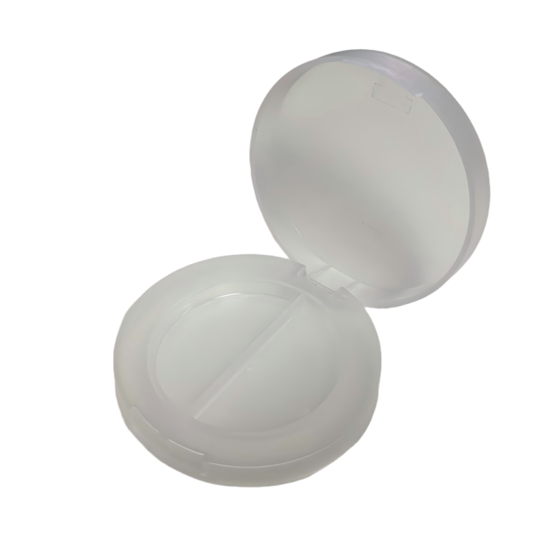 2526-2PP Material Clear Texture Double Compartment Hollow Cheek Blush Packaging Box